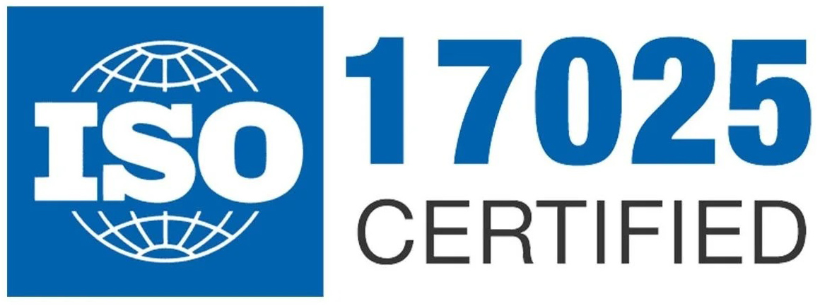 ISO 17025 certified